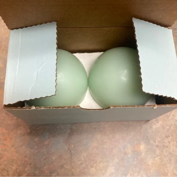 PartyLite HONEYDEW Z2452 Aroma Melts Pack Of 4 Tart Warmer Mint Green Old Stock - Picture 3 of 9